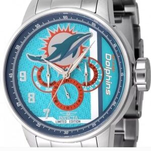 THE OFFICIAL INVICTA NFL WATCH OF THE MIAMI DOLPHINS